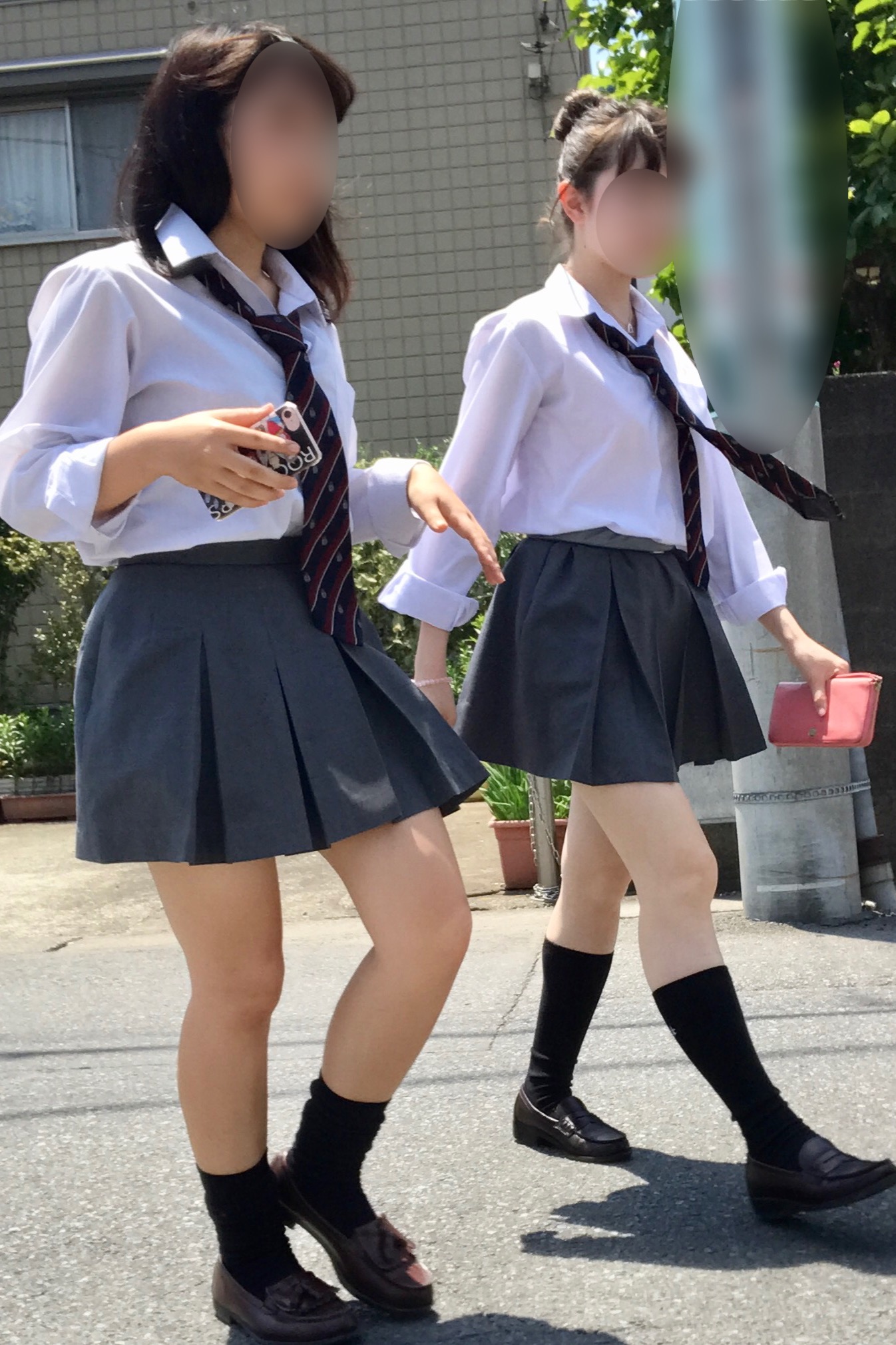 神奈川ミニスカjk 横浜近辺でみかける、茶色いエンジ色っぽいスカートの女子高生は ...
